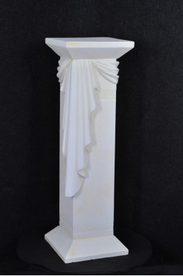 Colonne de Méduse Colonne romaine Sculpture en marbre Figure Décoration décorative Support 1041