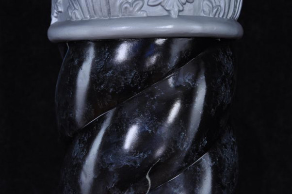 Colonnes de décoration en style marbre statues sculpté support sculpture colonnes décoration 1015