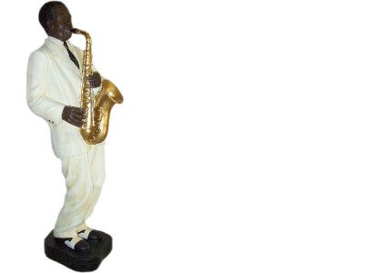 Conception Statuette de saxophone Statue Sculpture Figurines Sculptures Décoration 4022 nouveau