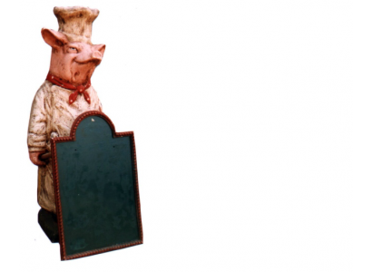 Restaurant Stand Table Steak Figure Statue Sculpture Figures Sculptures Gastro Restaurant Stand Table Steak Figure Statue Sculpture Figures Sculptures Gastro
