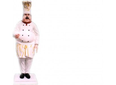 Restaurant Chef Figur Statue Skulptur Figuren Skulpturen Dekoration Dekoration 213cm