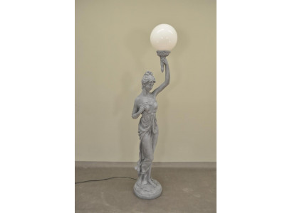 Lustre sur pied en design XXL, lampe sur pied, sculpture, figure, statue de 153cm