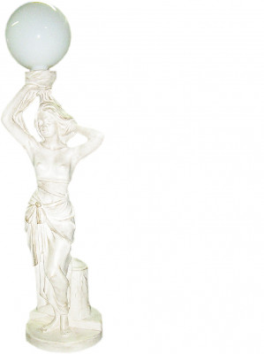 Style de lampe de sol de style antique, lampe de sol, luminaire, figurine de lampe, sculpture, design des lumières