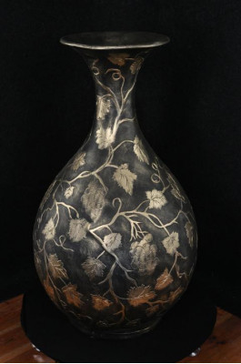 Décoration de pot de fleurs de design XXL Vase Vases Artisanat décoratif Coupe calice 0856