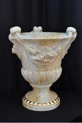 Décoration de pot de fleurs de design XXL Vase vases Décoratif artisanal Chalice Tasse 0857