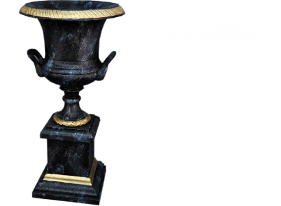 XXL Vase Décoration de table Vases décoratifs Style antique Sculpture Figure Calice Rome 0879