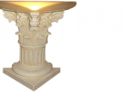 Colonne Décoration Illuminée Colonnes Sculptures Lampe Luminaire Figures Sculpture nouvelle
