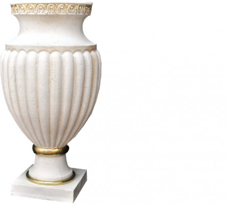 XXL Vase Décoration de Table Vases Décoratifs Style Antique Sculpture Figure Calice Rome 0882