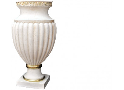 XXL Vase Décoration de Table Vases Décoratifs Style Antique Sculpture Figure Calice Rome 0882