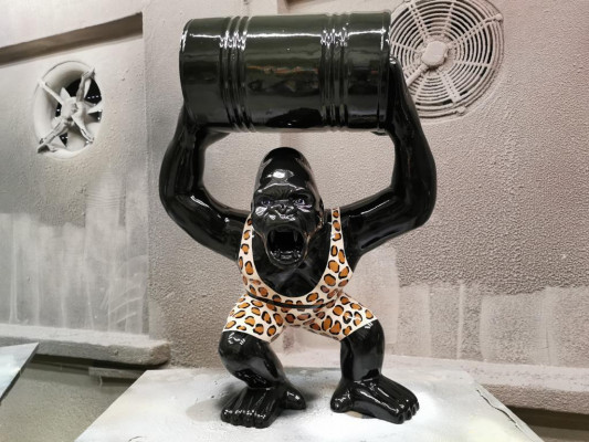 Designer Figure Statue Modern Figures Statues Décoration Décoration Gorille Jardin nouveau