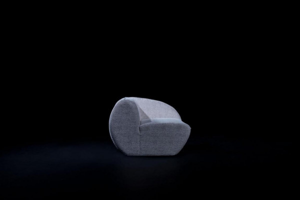Ensemble de canapé de luxe gris quatre places fauteuil canapés de luxe meubles en textile