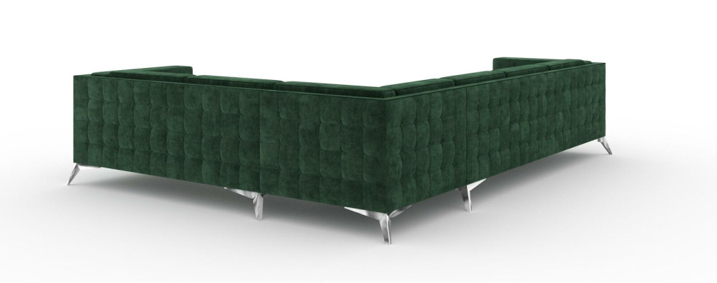 Tissu canapé en forme de L Salon paysage Canapé d'angle Suite Design Canapé Moderne Nouveau Moderne