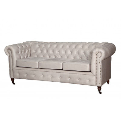 Ensemble canapé Chesterfield 3+2+1 Oxford Set de canapés en cuir Sofas Couches