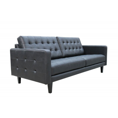 Conception Moderne Chesterfield Suite Canapé Canapé Revêtement en cuir Ensembles 3+2 nouveau