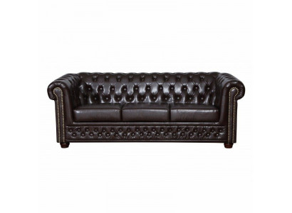 Ensemble canapé Chesterfield 3+1+1 Ensemble de canapés de canapés Chesterfield Yorki nouveau