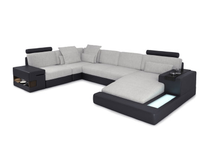 Canapé d'angle moderne Design canapé Tissu en forme de U Canapé Ledesofa neuf
