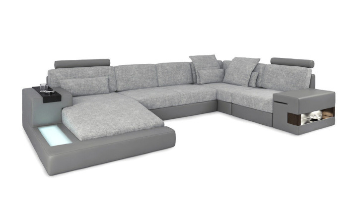 Canapé d'angle moderne Design canapé Tissu en forme de U Canapé Ledesofa neuf