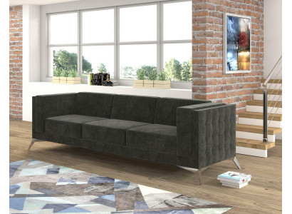 Canapé design 3 places Chesterfield Canapé rembourré Canapés Canapé design Trois places nouveau