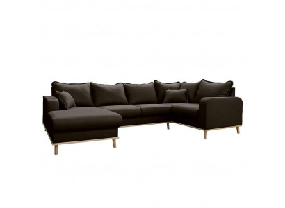 Canapé d'angle Canapé Canapé Tissu Forme en U Paysage de vie Ensemble de sièges Canapés