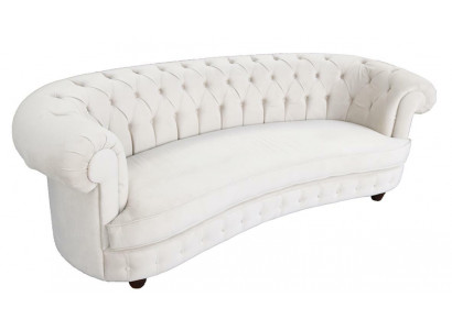 Chesterfield 3-Seater Designer Upholstered Sofa Sofa Canapés Canapés Tissu Nouveau