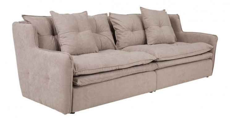 Canapé Lümmel 4 sièges Tissu Luxe Canapé Canapés grands Rembourrage 265cm