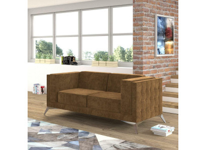 Chesterfield Tapisserie Canapé Tissu Canapés Canapé Siège Suite Deux-places 2 Places