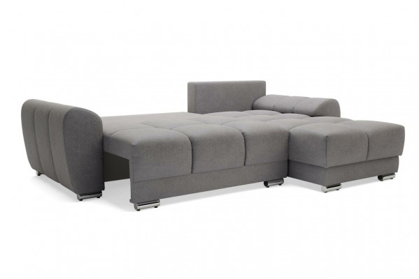 Canapé-lit confortable avec fonction lit, revêtement en tissu, ensemble de coins, canapé d'angle