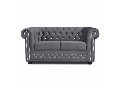 Chesterfield York Blink avec fonction lit Textile Canapé Rembourrage Canapés Canapés neufs.