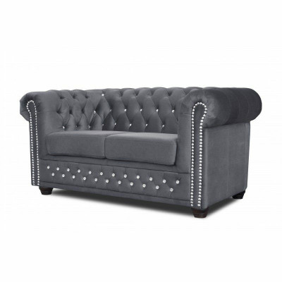 Chesterfield York Blink avec fonction lit Textile Canapé Rembourrage Canapés Canapés neufs.