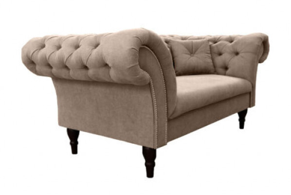 Canape trois places Chesterfield en simili cuir Immédiatement.