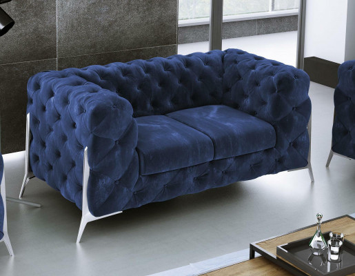 Canapé Chesterfield 2 places Tissu Siège Rembourré Tissu Canapés Canapés en cuir Sofa