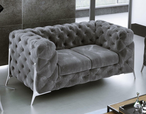 Canapé Chesterfield 2 places Tissu Siège Rembourré Tissu Canapés Canapés en cuir Sofa