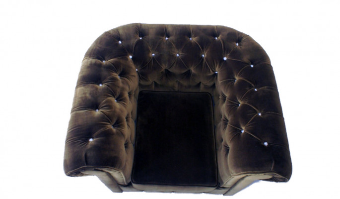 Fauteuil CANAPÉ CANAPÉ TÉLÉ FAUTEUIL SALON Tapisserie CHEF Bureau FAUTEUIL PIVOTANT CHESTER 13