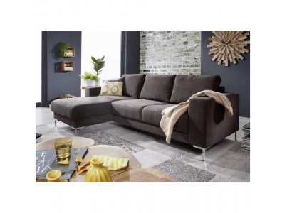 Paysage vivant Canapé d'angle en forme de L Canapé Conception Tissu Siège Sofa