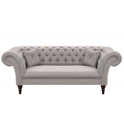 Canapé Chesterfield design en tissu, grand canapé rembourré XXL 235cm Canapés Canapés
