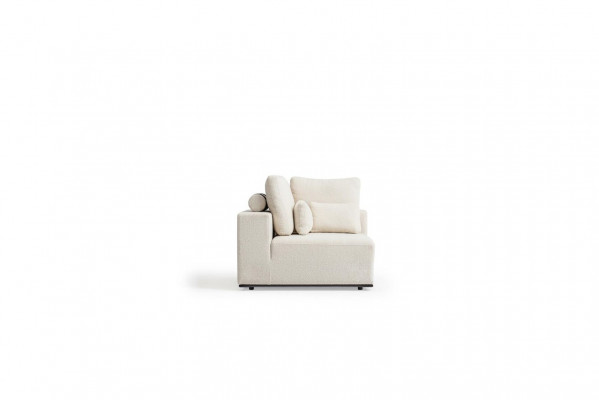 Ensemble de meubles de salon beige pour le salon, canapé rembourré neuf.