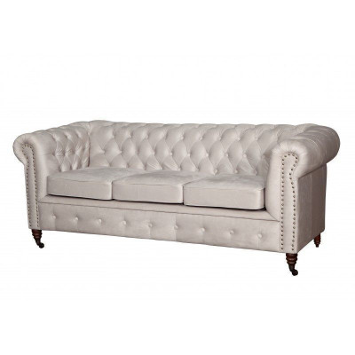 Design Classique Chesterfield Upholstery Canapé Canapé Suite 3 Places Canapé En Cuir Nouveau