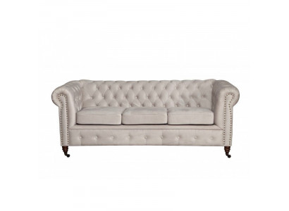 Design Classique Chesterfield Upholstery Canapé Canapé Suite 3 Places Canapé En Cuir Nouveau