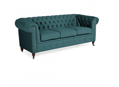 Meubles classiques Chesterfield canapé trois places Canapé en tissu Design élégant