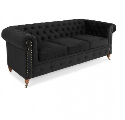 Canapé 3 places Chesterfield de bureau avec fonction lit Canapés Trois places