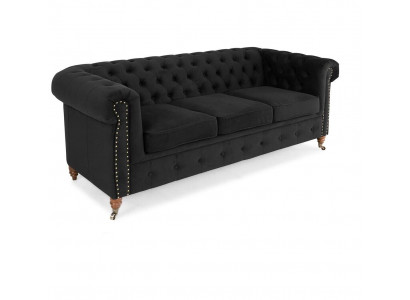 Canapé 3 places Chesterfield de bureau avec fonction lit Canapés Trois places