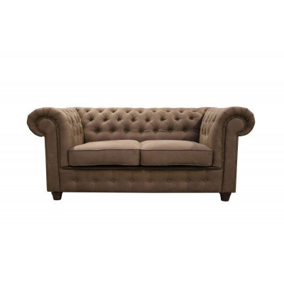 Chesterfield Bureau Canapé Canapé Design Textile Siège Rembourrage Cambridge Canapés