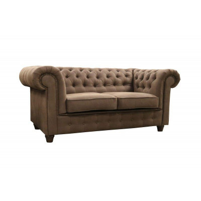 Chesterfield Bureau Canapé Canapé Design Textile Siège Rembourrage Cambridge Canapés