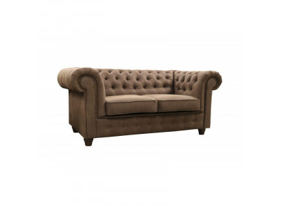 Chesterfield Bureau Canapé Canapé Design Textile Siège Rembourrage Cambridge Canapés