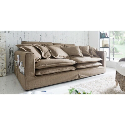 Canapé d'angle rembourré XXL moderne Canapés Rembourrage Canapé Canapé Grand canapé textile 240 cm nouveau