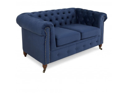 Concepteur de canapés en tissu 2 places, nouveaux canapés Chesterfield en tissu.