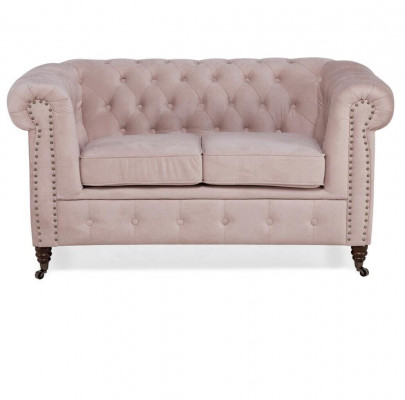 Canapé 2 places luxueux en tissu Canapé en tissu Suite Chesterfield neuf