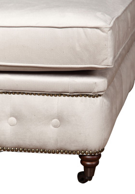 Canapé 2 places Chesterfield Canapé Tissu Meuble Canapé Design Élégant