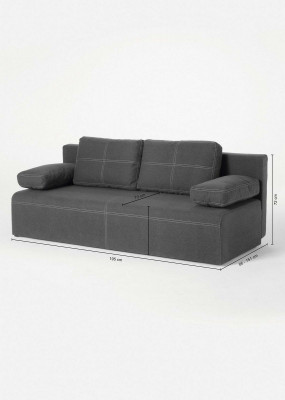 Canapé 2 places Tissu Canapés Luxe Designer Canapé Canapés Grand Rembourrage Lümmel