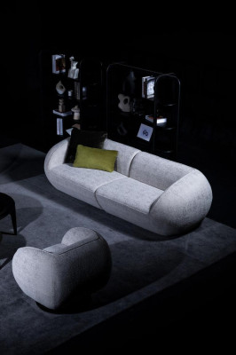 Luxueux salon Ensemble de canapé Suite Cinq Places Trois Places Fauteuil Set Moderne